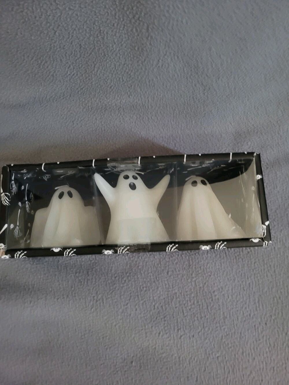Kohl's Celebrate Together Ghost Candle Box Set Of 3 Ghost Candles